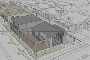 Residential property in San Diego with ADU zoning information overlay